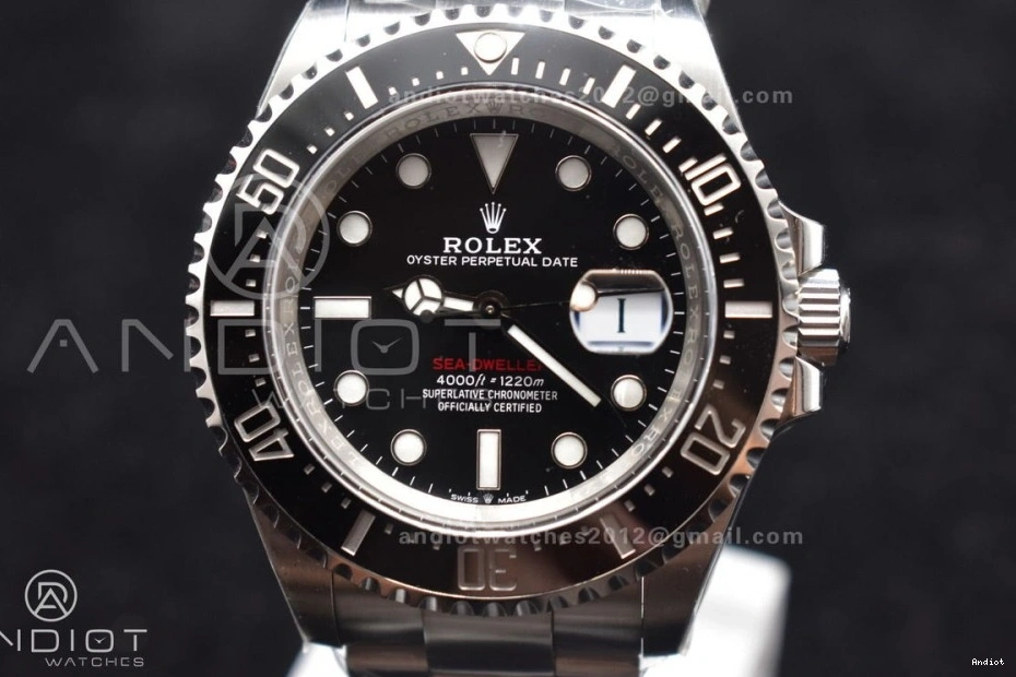 43mm 904L SS 126600 SS Blk Seadweller VSF VS3235 0407